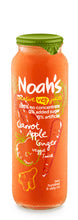 Load image into Gallery viewer, Noah's Carrot, Apple, Ginger Veggie Juice x 12 (now only $3.20 per bottle with 20% 'GET NOAHS' discount code at checkout)