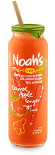 Load image into Gallery viewer, Noah's Carrot, Apple, Ginger Veggie Juice x 12 (now only $3.20 per bottle with 20% 'GET NOAHS' discount code at checkout)