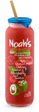Load image into Gallery viewer, Noah's Cherry Blackberry Coconut Water Smoothie x 12 (now only $3.20 per bottle with 20% 'GET NOAHS' discount code at checkout)