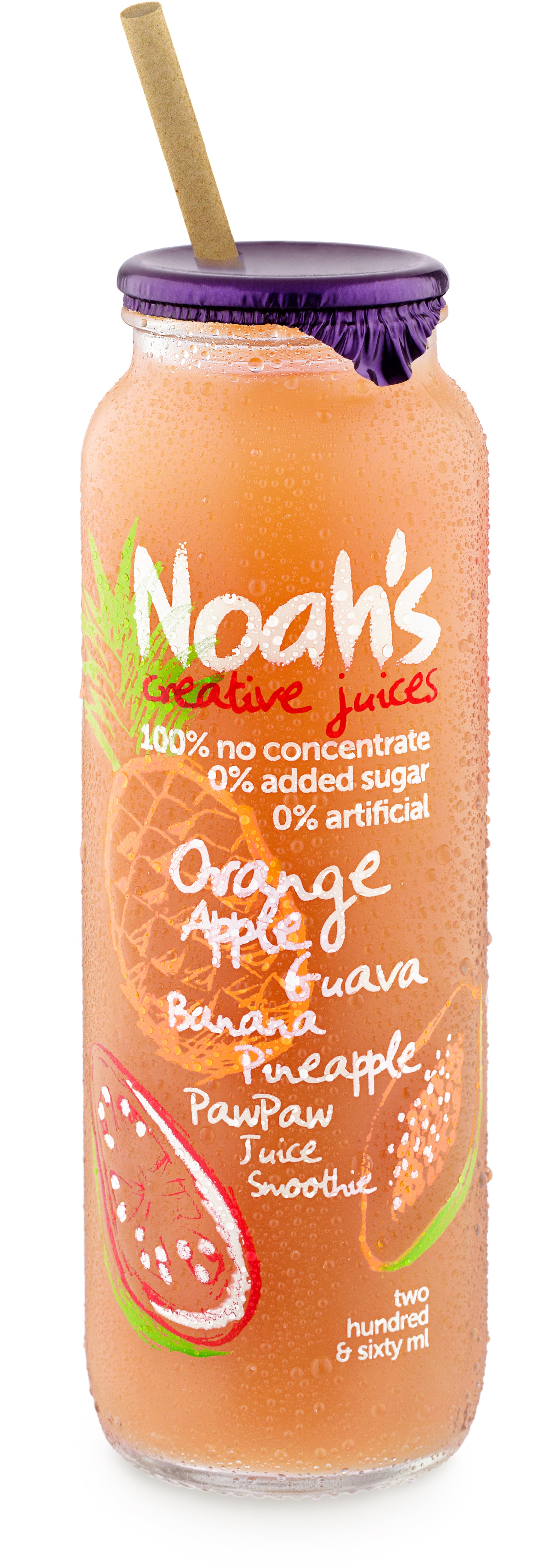 Noah's Orange Smoothie x 12 (now only per bottle with 20